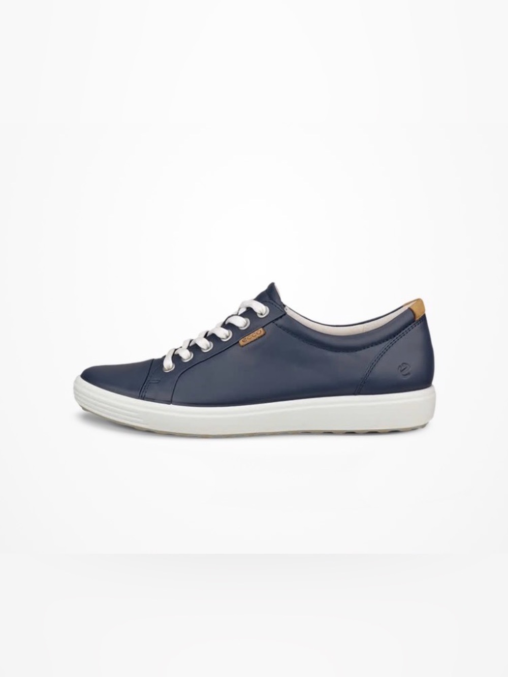 ECCO SOFT 7 DANISH DESIGN LEATHER SNEAKERA LACE UP CASUAL CHIC WOMENS SZ 39
